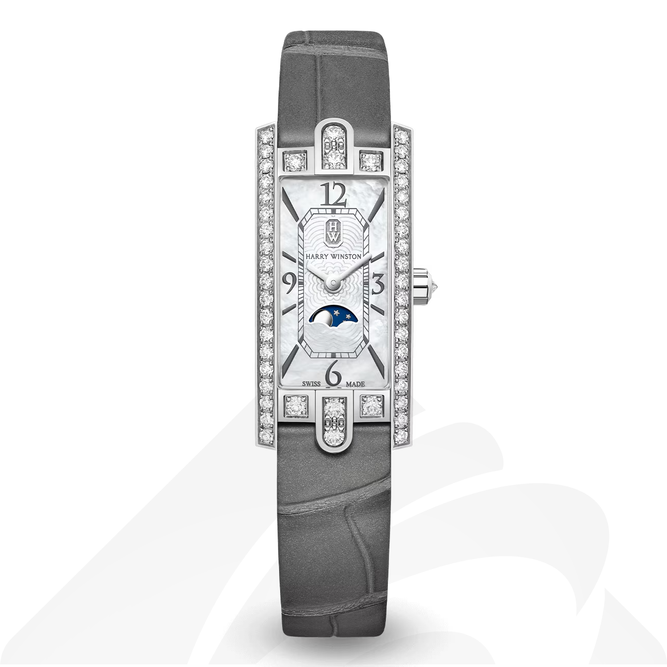 ハリーウィンストン Avenue C Mini Moon Phase 素材:
18Kホワイトゴールド 色:
ホワイトゴールド