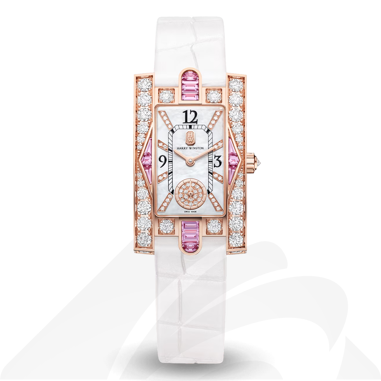 ハリーウィンストン Avenue Classic Aurora 素材:
18Kホワイトゴールド 色:ブルー