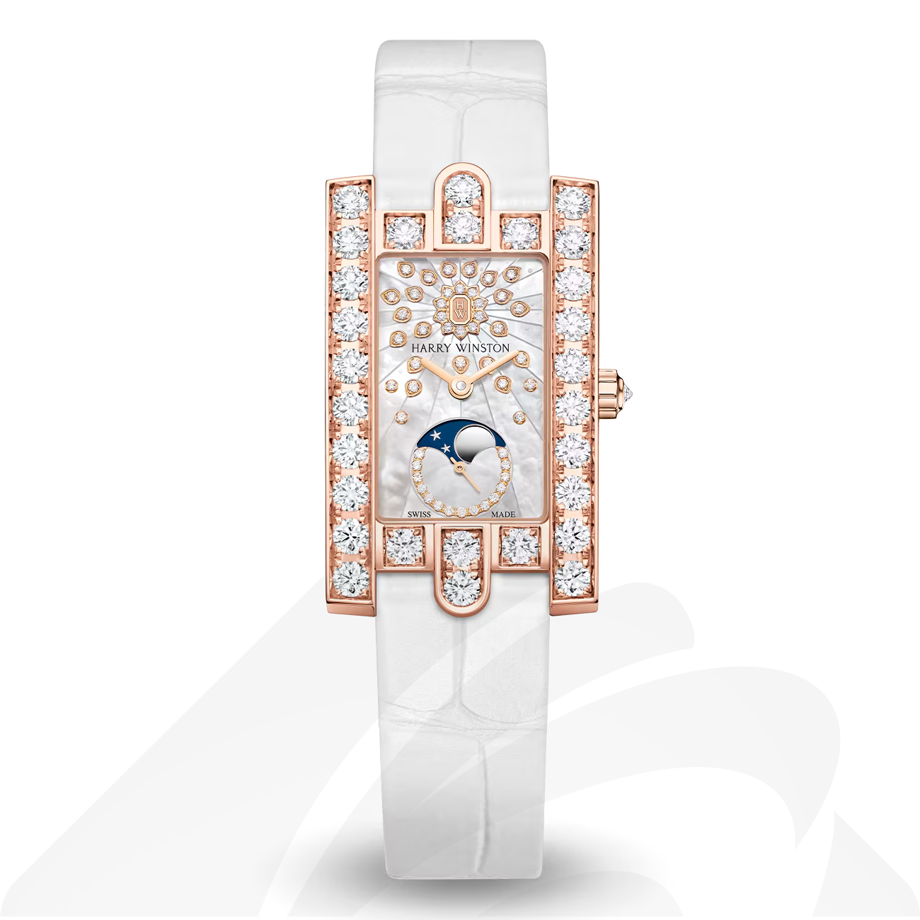 ハリーウィンストン Emerald 33mm 素材:18Kローズゴールド 色:ローズゴールド