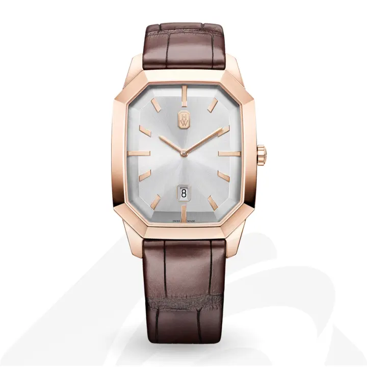 ハリーウィンストン Emerald 33mm  素材:
18Kローズゴールド 色:シルバー