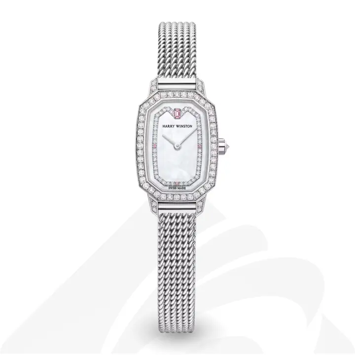 ハリーウィンストン Harry Winston Emerald  素材:18Kホワイトゴールド 色:ライトピンク