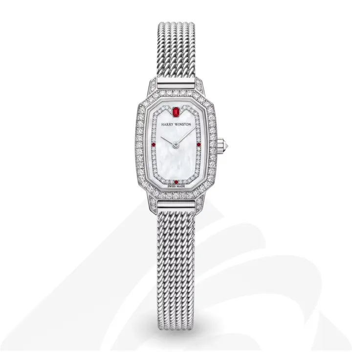 ハリーウィンストン Harry Winston Emerald  素材:18Kホワイトゴールド 色:レッド