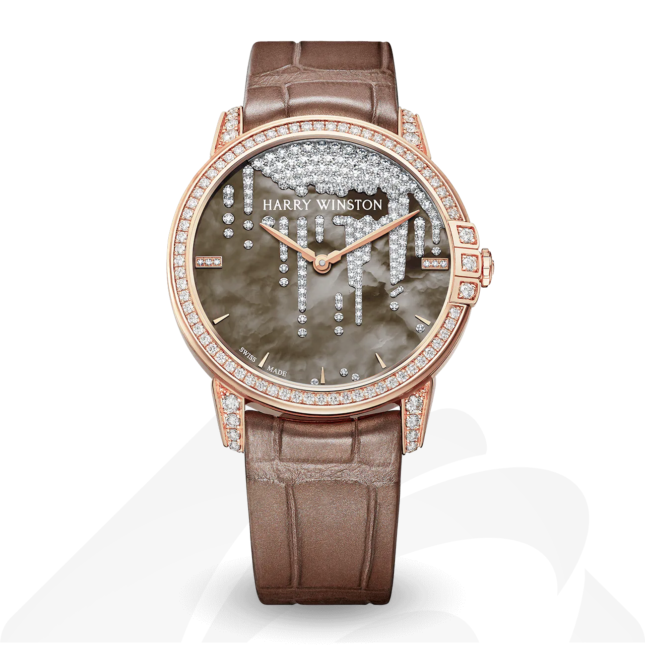 ハリーウィンストン Midnight Diamond Stalactites Automatic 36mm 素材:18Kホワイトゴールド 色:ホワイト