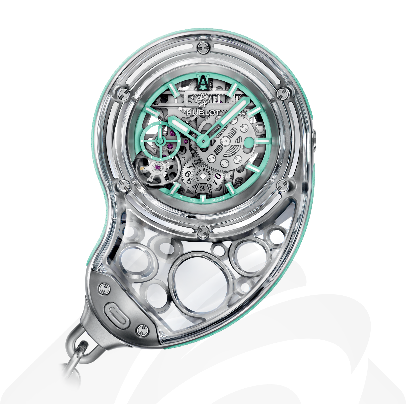 ウブロ アーシャム ドロップレット  素材:チタニウム 色:アーシャムグリーン