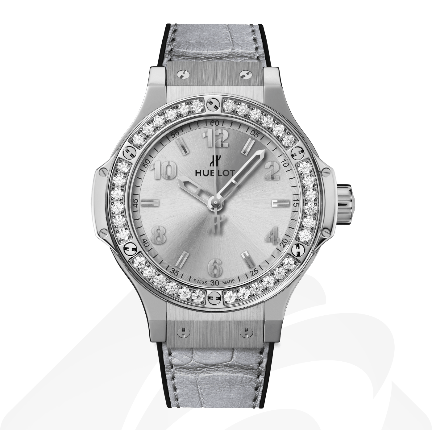 ウブロ モノクローム スチール ダイヤモンド  素材:ステンレススチール 色:シルバーカラー