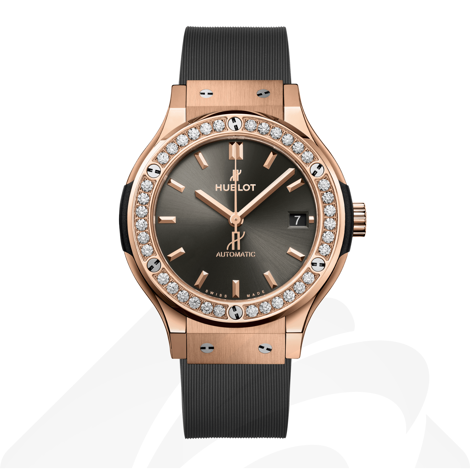 ウブロ レーシンググレー キングゴールド ダイヤモンド  素材:18Kキングゴールド 色:グレー