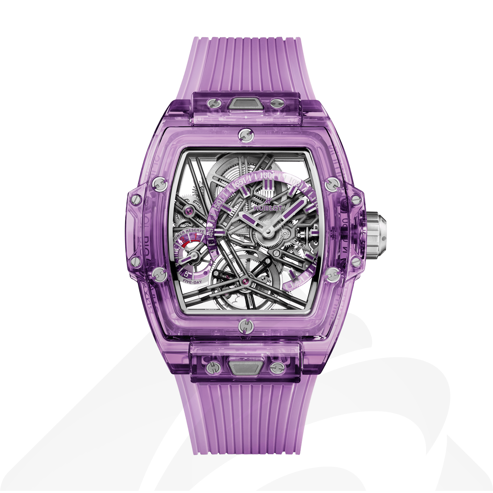 ウブロ トゥールビヨン パープルサファイア  素材:パープルサファイアクリスタル 色:サファイアクリスタル