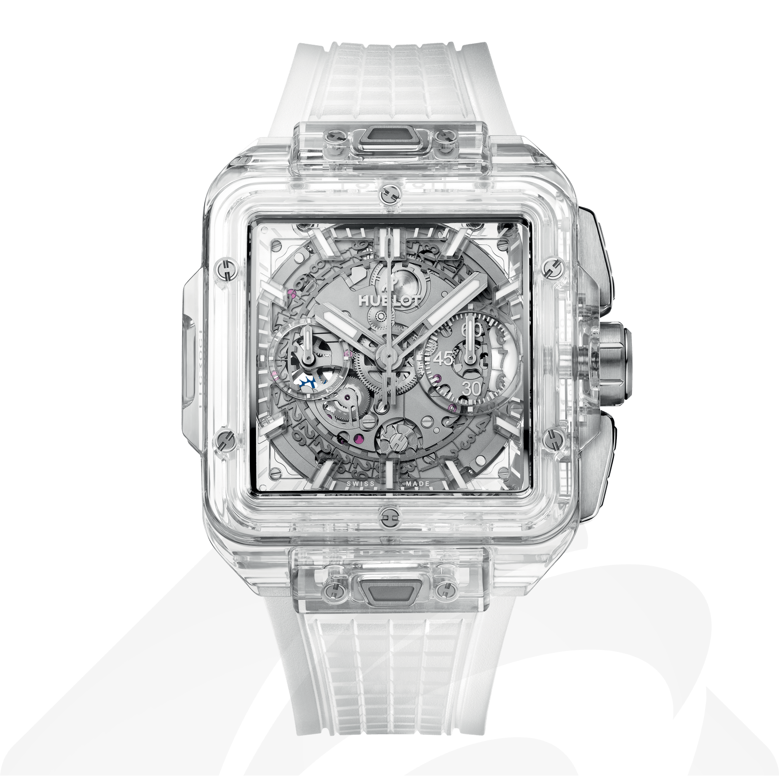 ウブロ ウニコ サファイア  素材:サファイアクリスタル 色:サファイアクリスタル