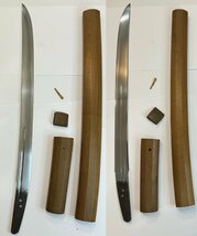 日本刀 わきざし 在銘:下総守藤原金英 長さ 42.6cm 刀身重量約403g 錆あり ※刃こぼれ 5.5万