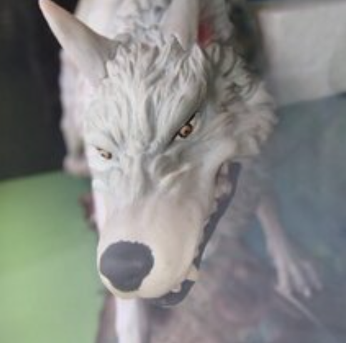 ジブリ もののけ姫 山犬のひめサンと山犬のフィギア