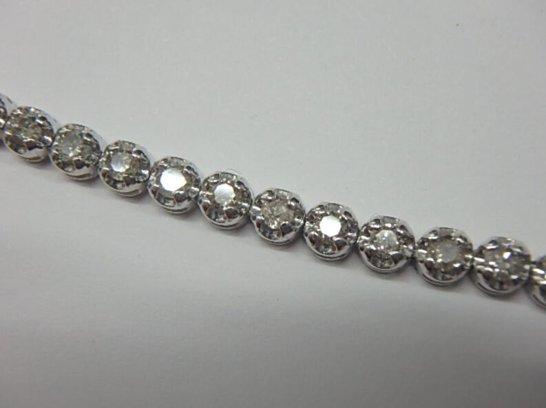 テニスブレスk18wg ダイヤ 2.00ct 総重量6.2g