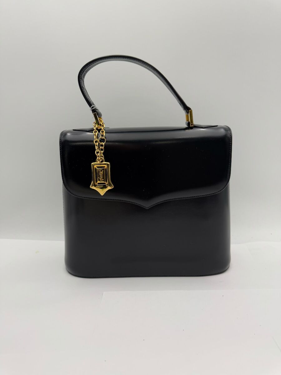 Yves Saint Laurent イヴサンローラン ハンドバッグ ブラック
