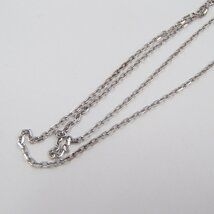 カルティエ Cartier ネックレス チェーン K18WG 約3.1g アクセサリー