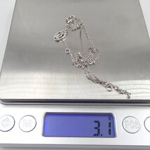 カルティエ Cartier ネックレス チェーン K18WG 約3.1g アクセサリー