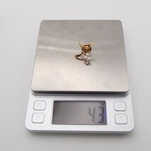 MIKIMOTO ミキモト ラペルピン K18 重量約4.3g キャッチ外し 約2.9g 針破損