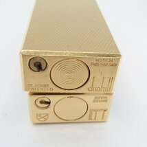 Dunhill dunhill ライター 2点 ダンヒル ガスライター 喫煙具 着火未確認 箱