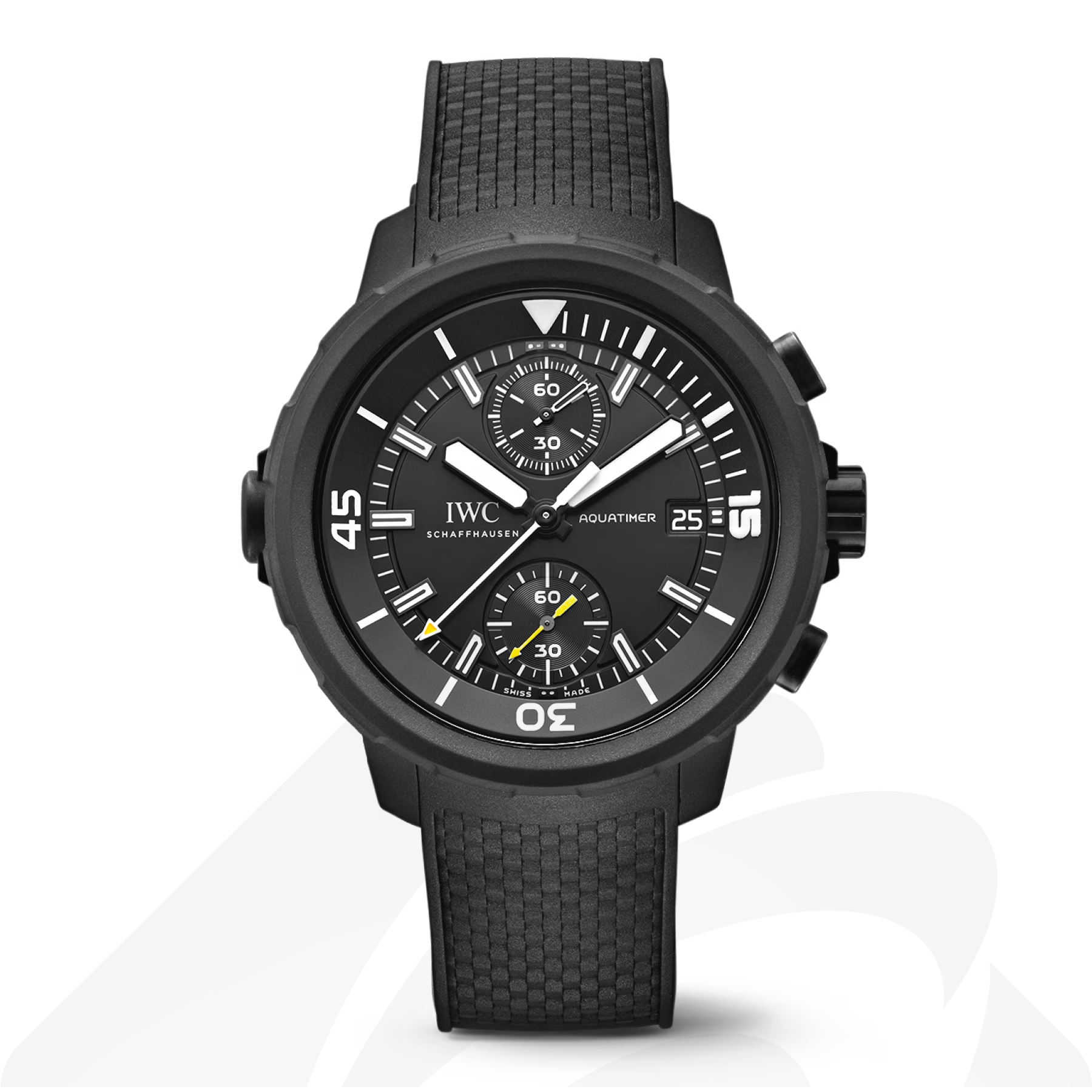 インターナショナル・ウォッチ・カンパニー アクアタイマー・クロノグラフ “ガラパゴス・アイランド”  素材:ステンレススティール 色:ブラック