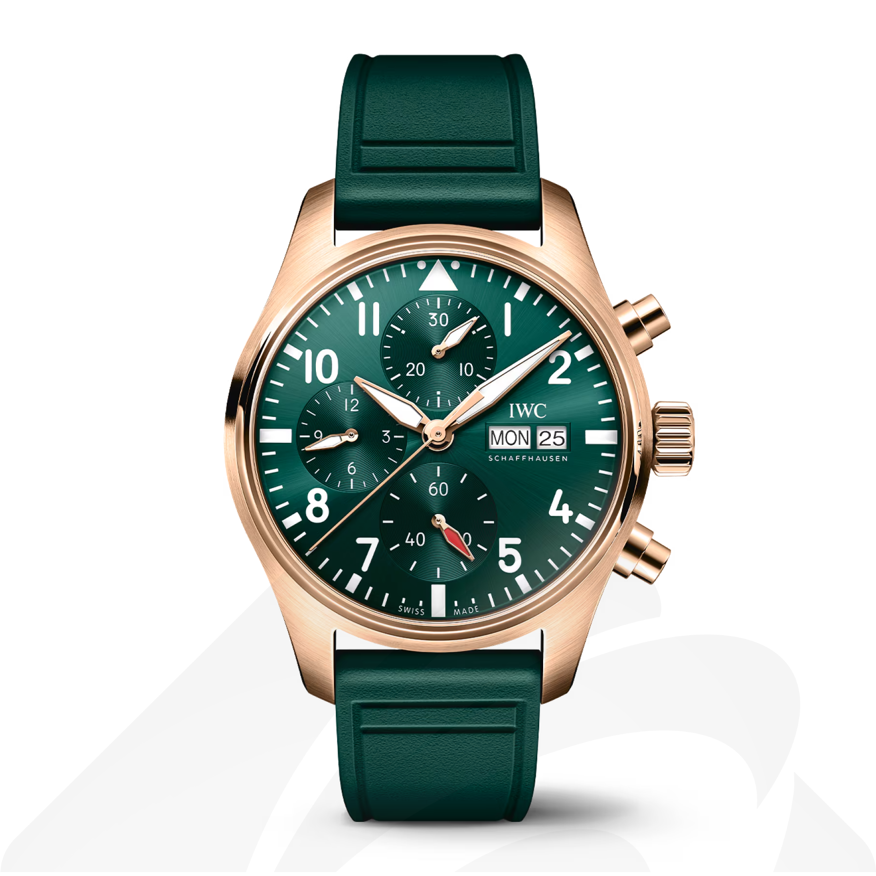 インターナショナル・ウォッチ・カンパニー パイロット・ウォッチ・クロノグラフ 41  素材:18Kレッドゴールド 色:グリーン