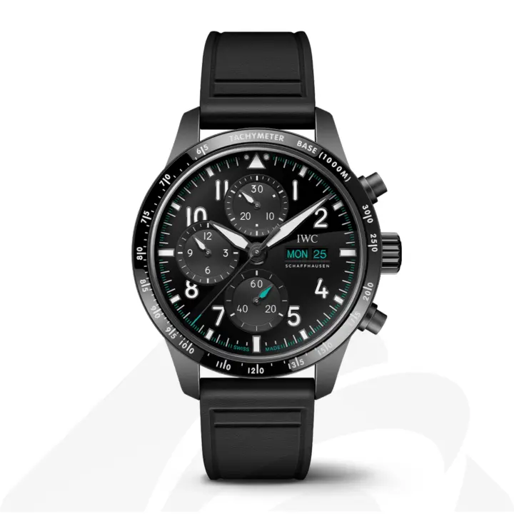 インターナショナル・ウォッチ・カンパニー パイロット・ウォッチ・パフォーマンス・クロノグラフ 41 MERCEDES-AMG PETRONAS FORMULA ONE TEAM  素材:セラタニウム® 色:ブラック