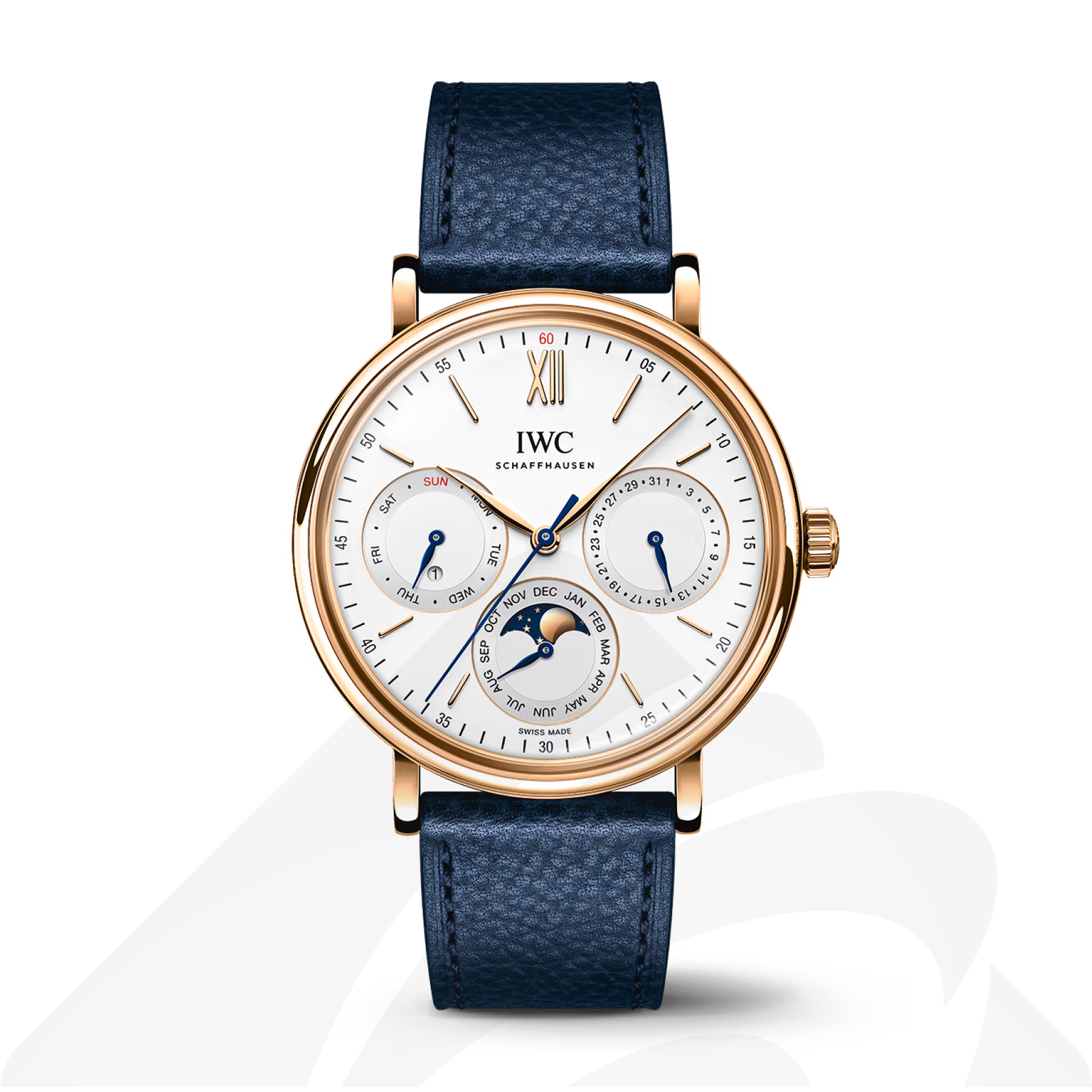 インターナショナル・ウォッチ・カンパニー ポートフィノ・パーペチュアル・カレンダー  素材:18Kレッドゴールド 色:シルバーメッキ