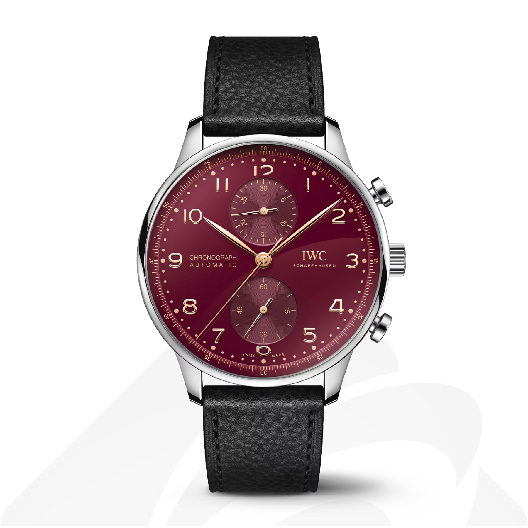 インターナショナル・ウォッチ・カンパニー ポルトギーゼ・クロノグラフ・イヤー・オブ・ザ・ドラゴン  素材:ステンレススティール 色:レッド