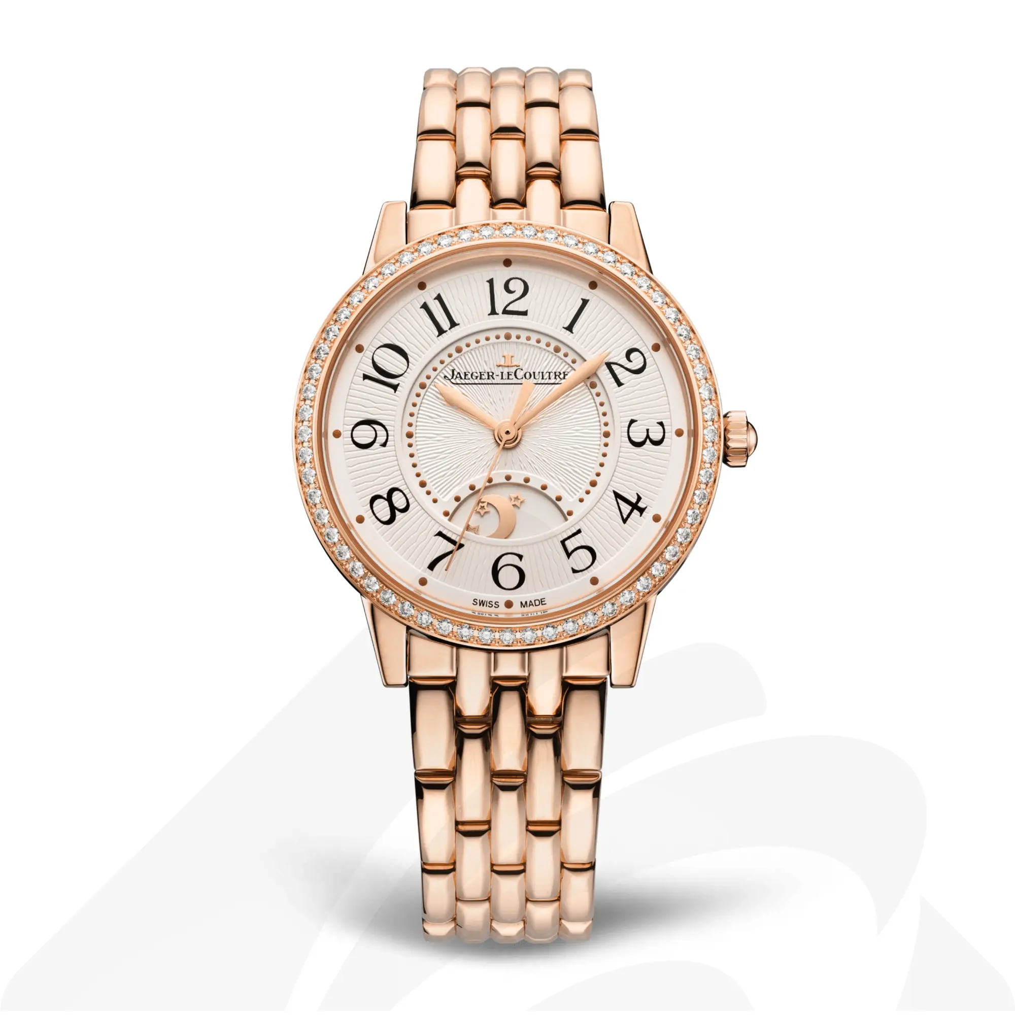 ジャガー・ルクルト ランデヴー・クラシック ナイト&デイ  素材:ピンクゴールド 色:シルバーグレー