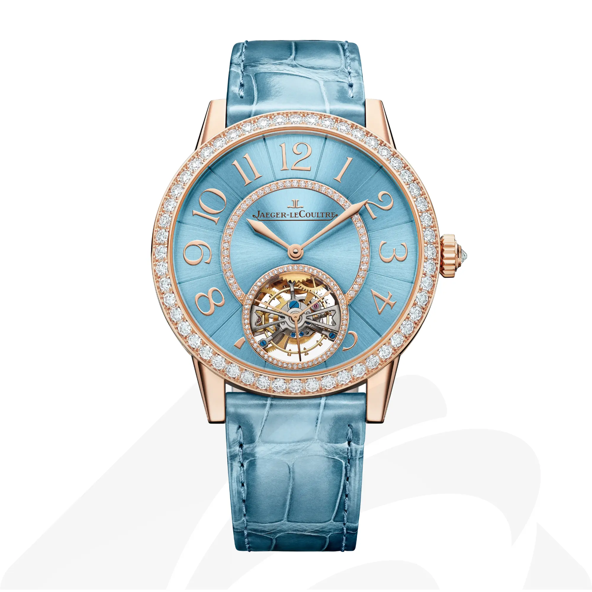 ジャガー・ルクルト ランデヴー・ジュエリー トゥールビヨン  素材:ピンクゴールド 色:ブルー