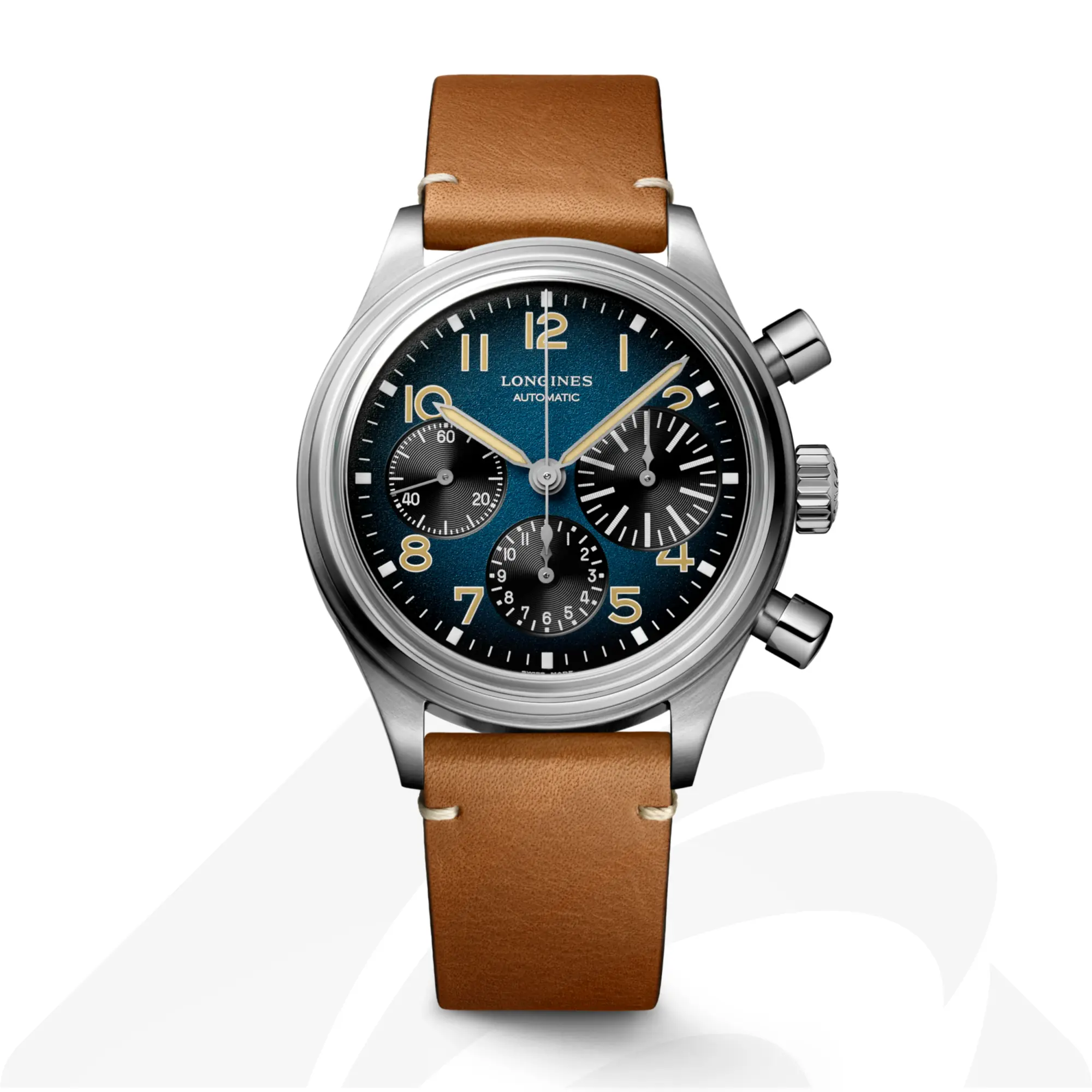 ロンジン ロンジン アヴィゲーション ビッグアイ  素材:ペトローリアム 色:チタン