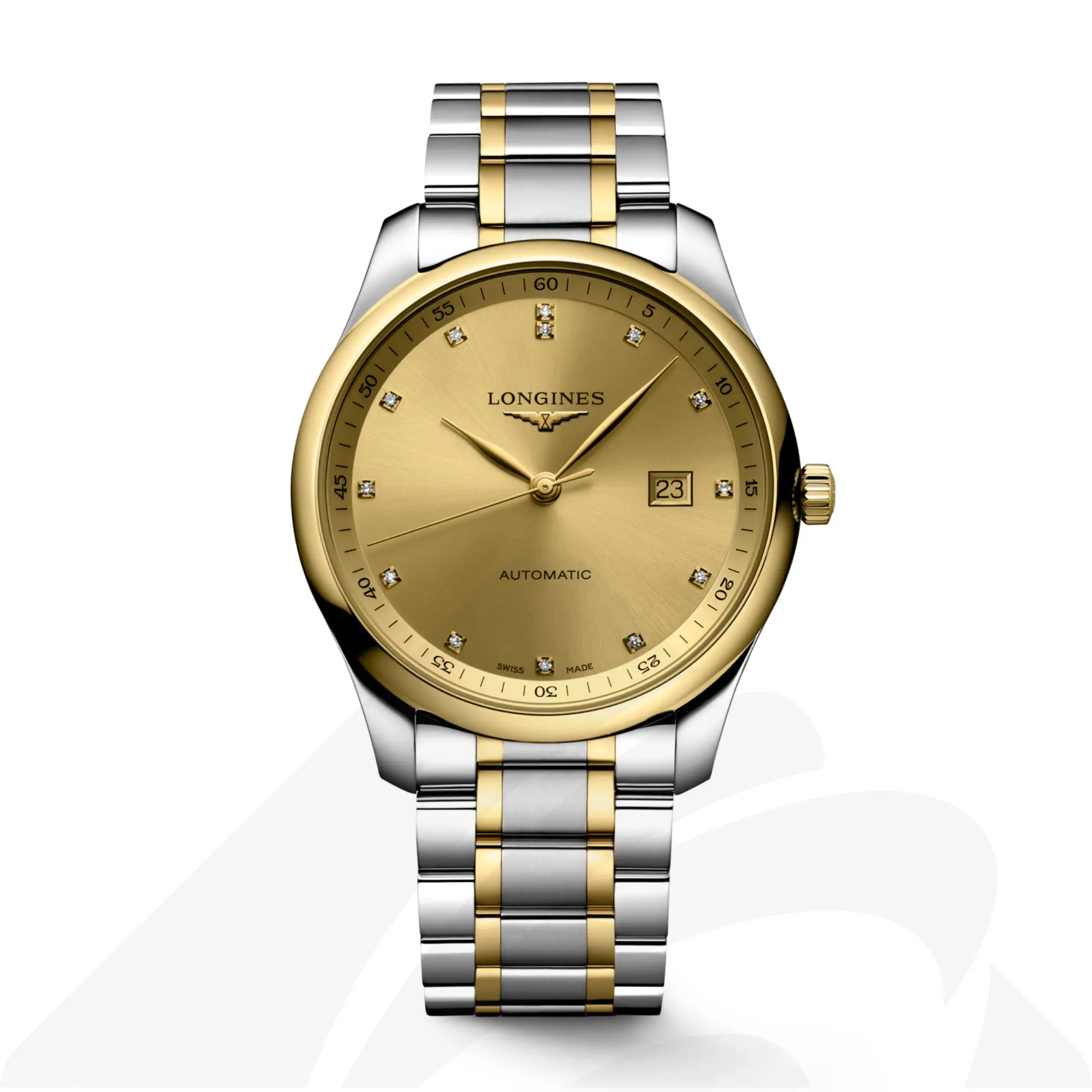 ロンジン ロンジン マスターコレクション  素材:ステンレススチール&18KイエローゴールドGC200 色:ギルト