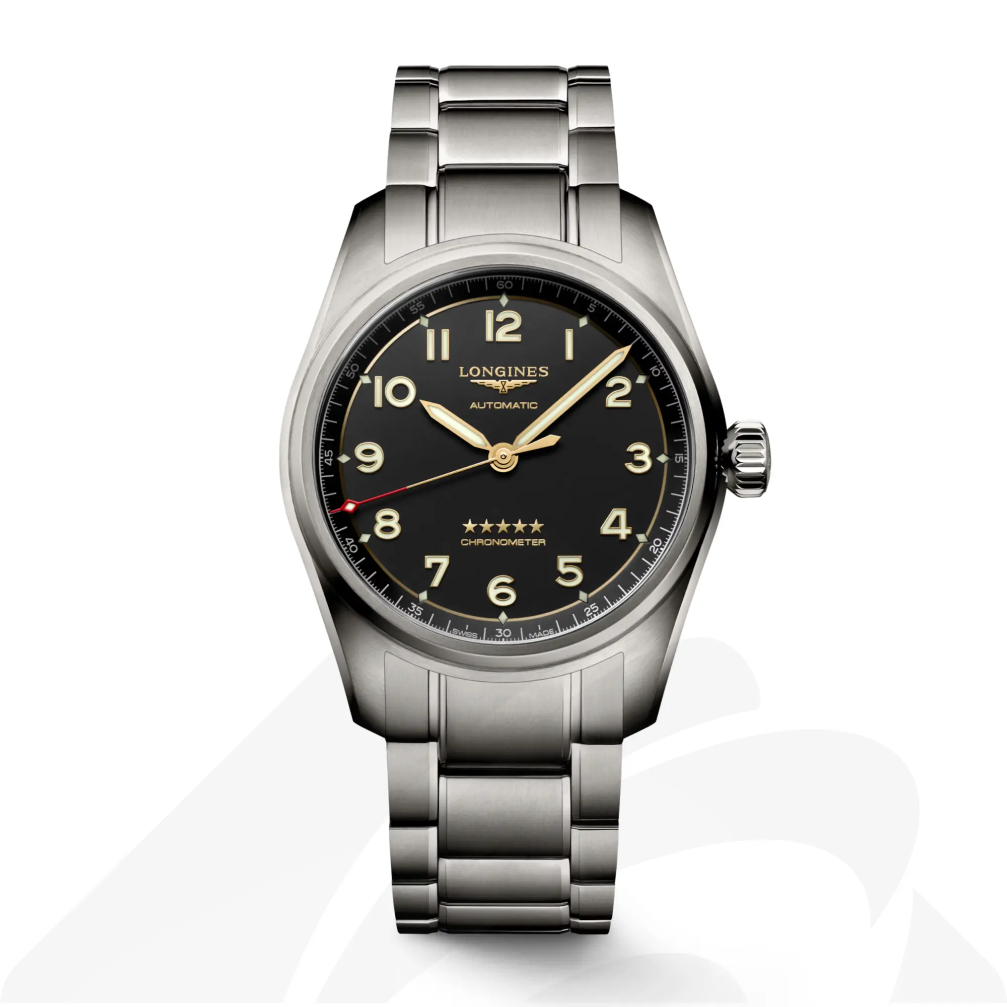 ロンジン ロンジン スピリット  素材:チタン 色:アンスラサイト