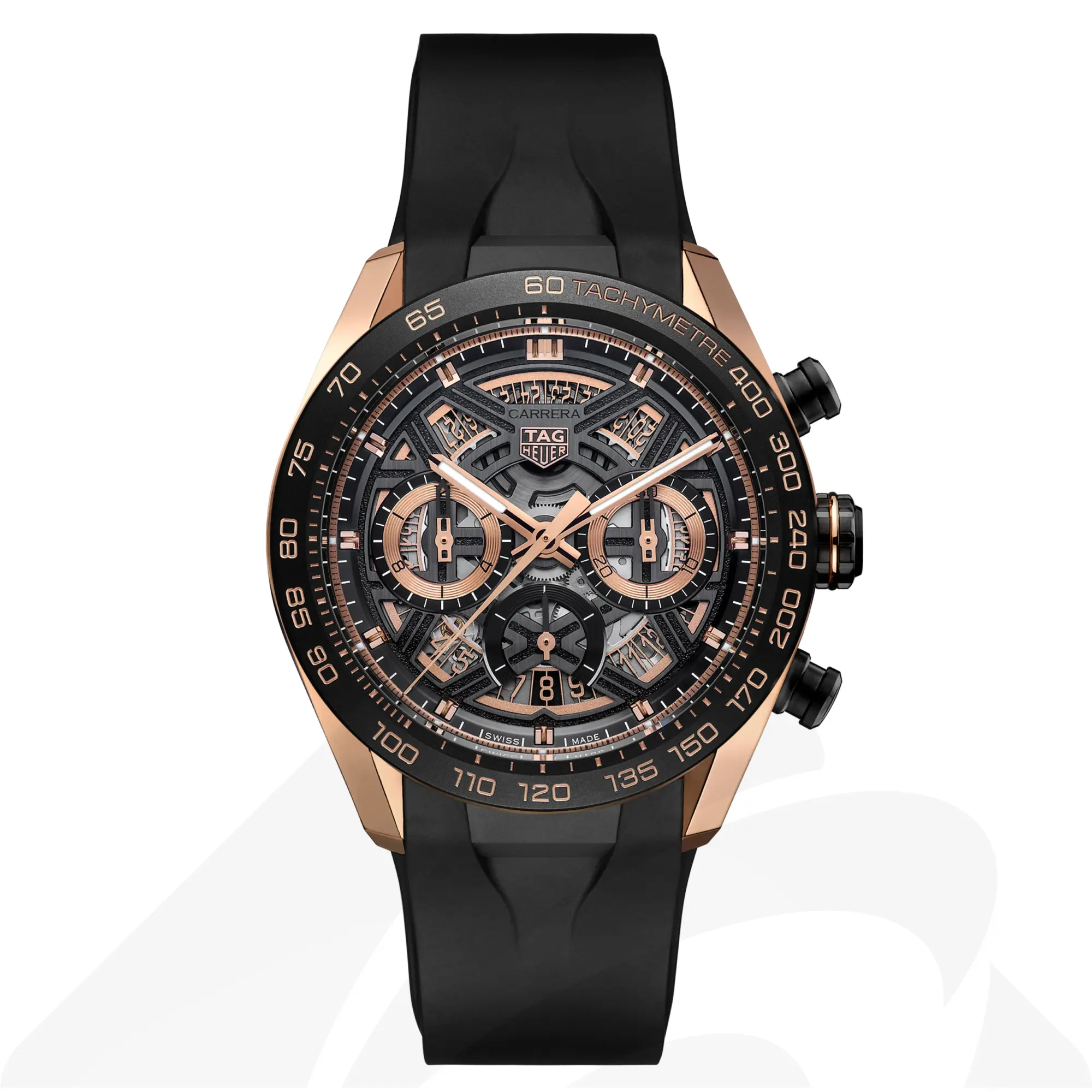 タグ・ホイヤー タグ・ホイヤー カレラ クロノグラフ エクストリームスポー  素材:ゴールド＆チタン 色:ゴールド/ブラック