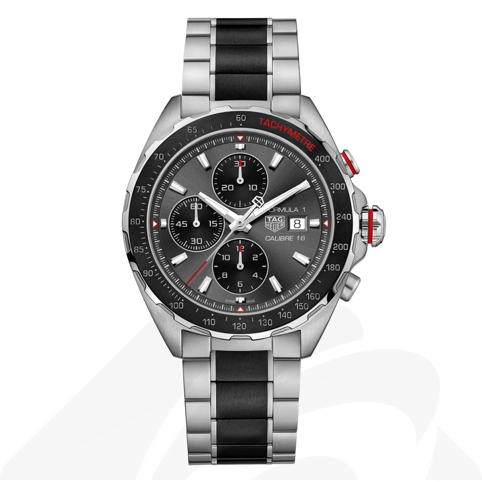 タグ・ホイヤー タグ・ホイヤー フォーミュラ1 クロノグラフ  素材:スティール製 色:ブラック