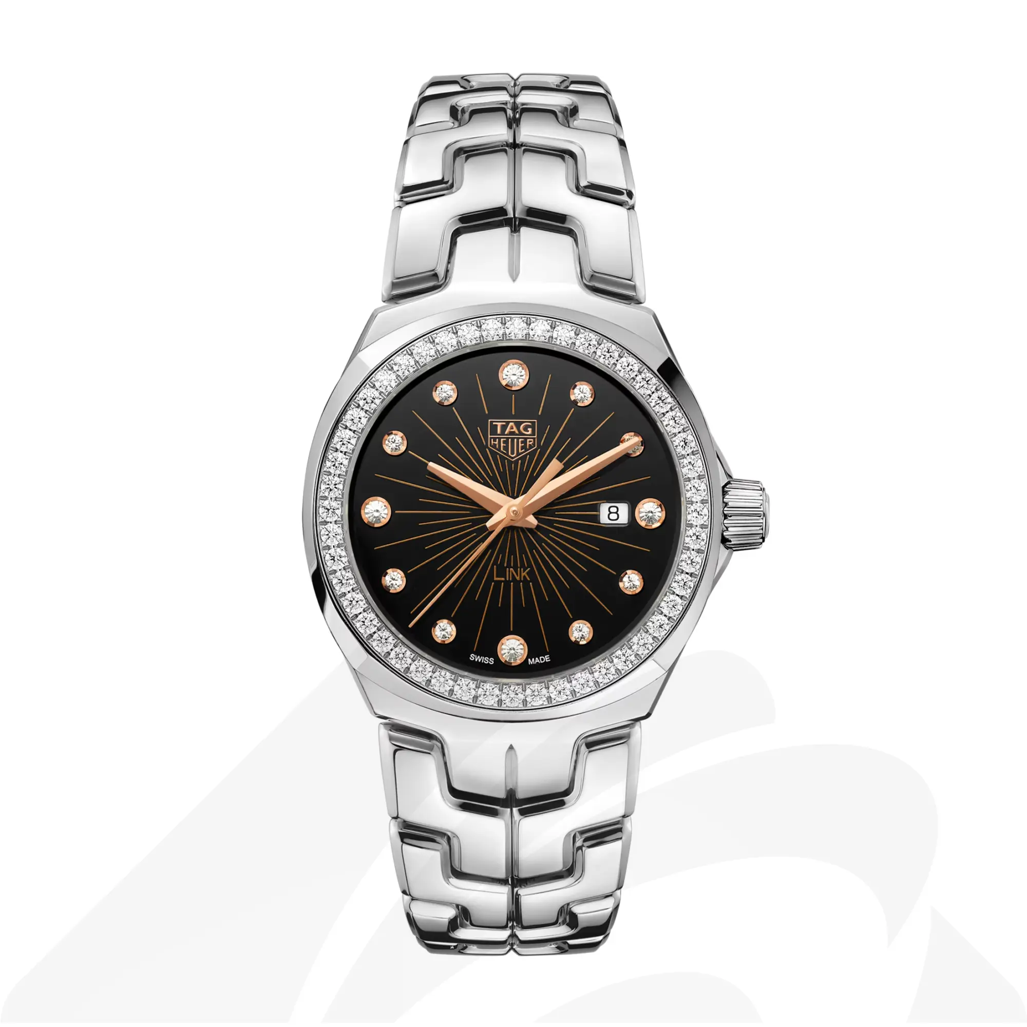 タグ・ホイヤー タグ・ホイヤー リンク デイト 素材:スティール製 色:ブラック