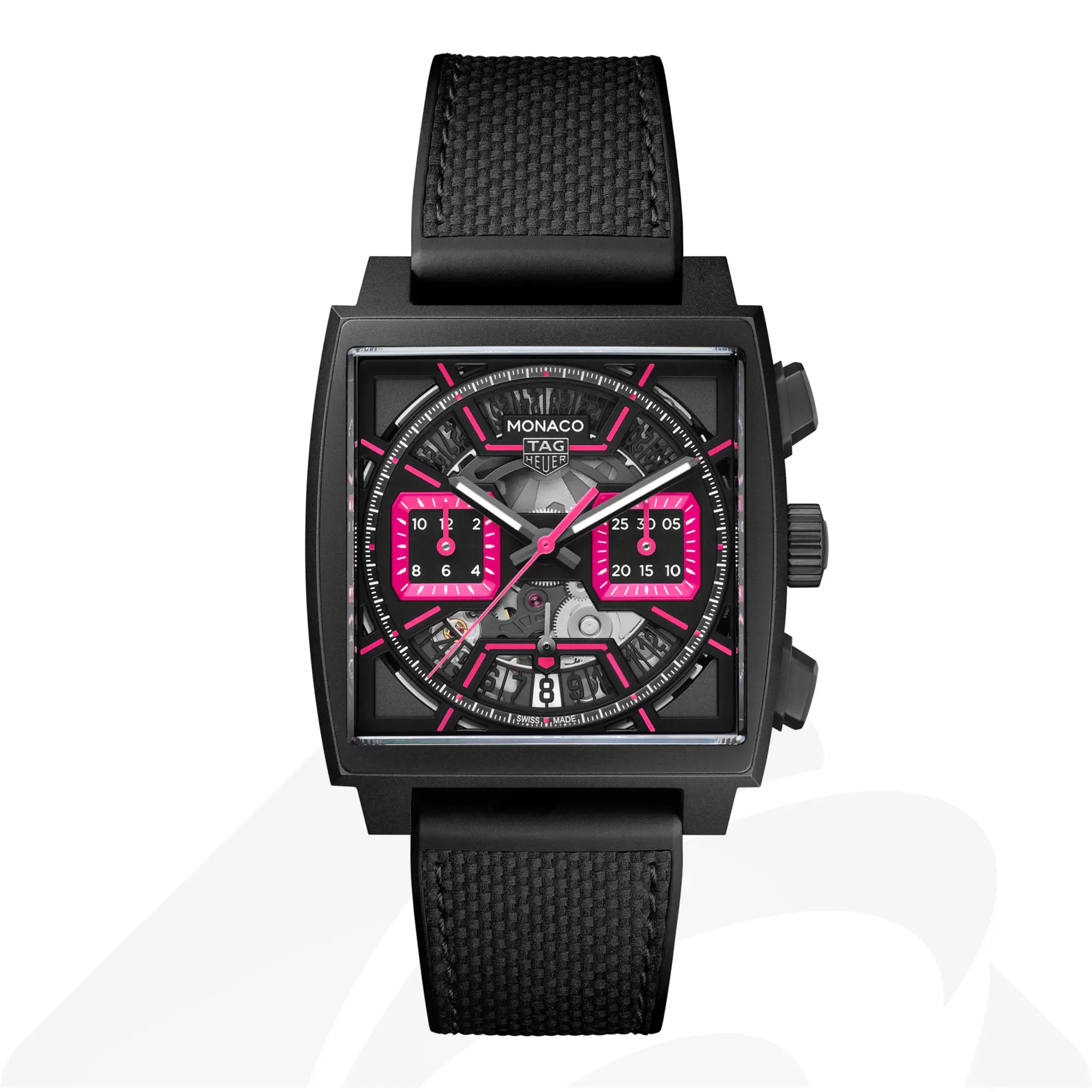 タグ・ホイヤー タグ・ホイヤー モナコ クロノグラフ 素材:DLC加工のチタン 色:ブラック