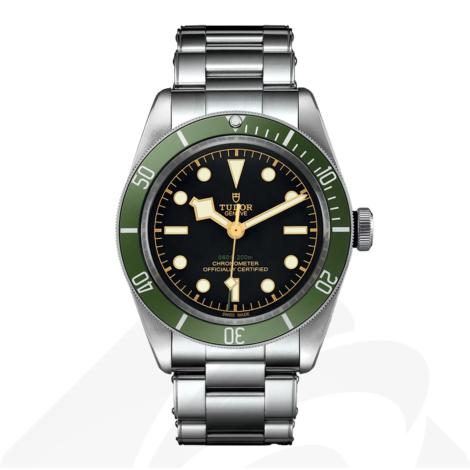 チューダー Black Bay  素材:スチール製ケース 色:ブラック/グリーン