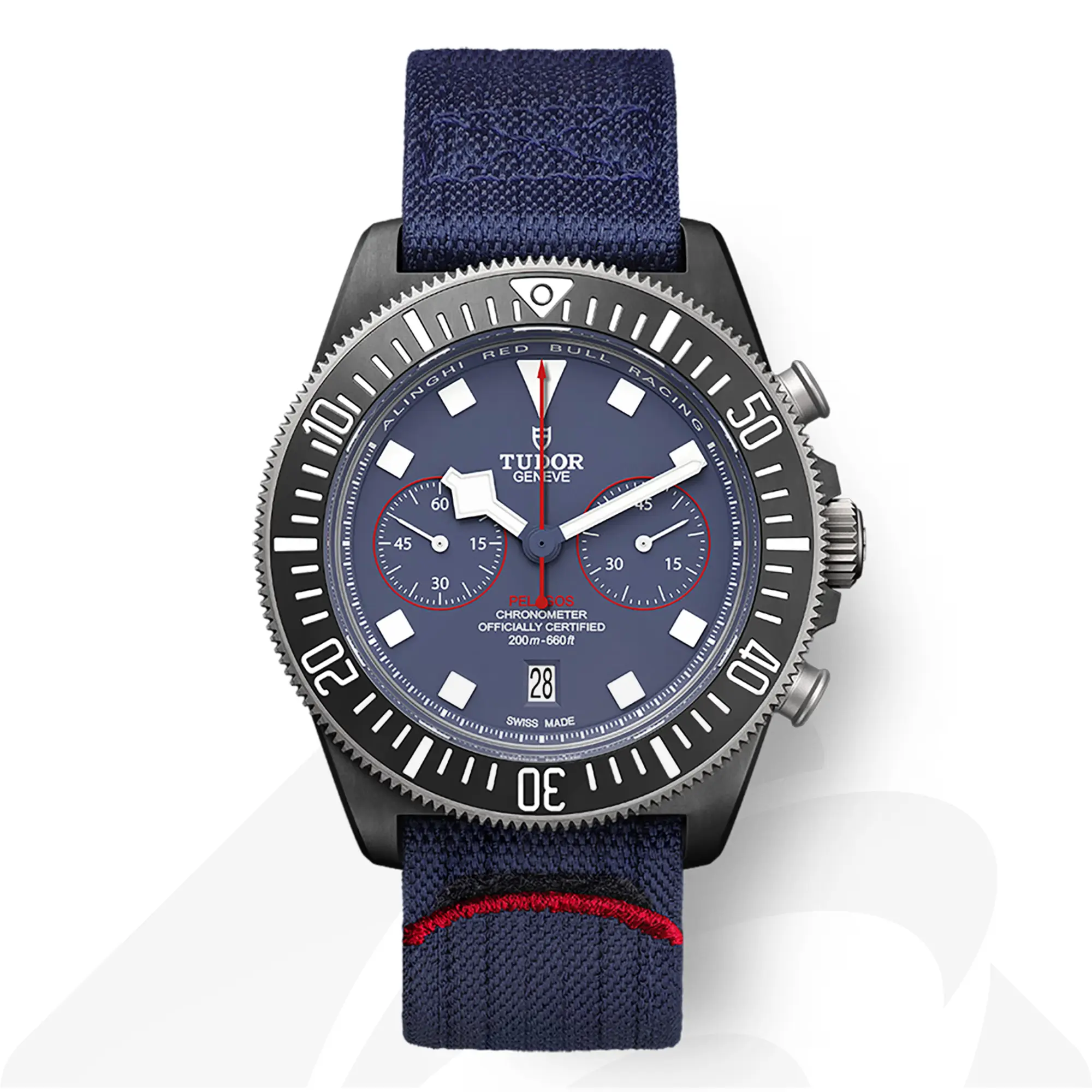 チューダー Pelagos FXD Chrono  素材:ブラックカーボンコンポジット製ケース 色:マットブルー