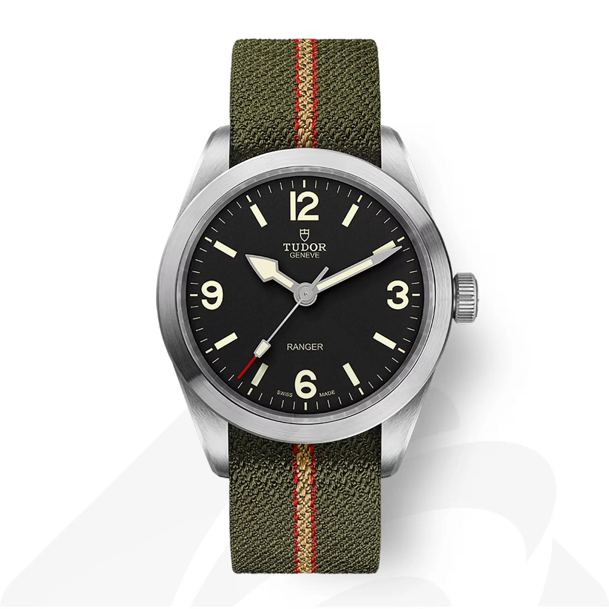 チューダー Ranger  素材:スチール製ケース 色:ブラック