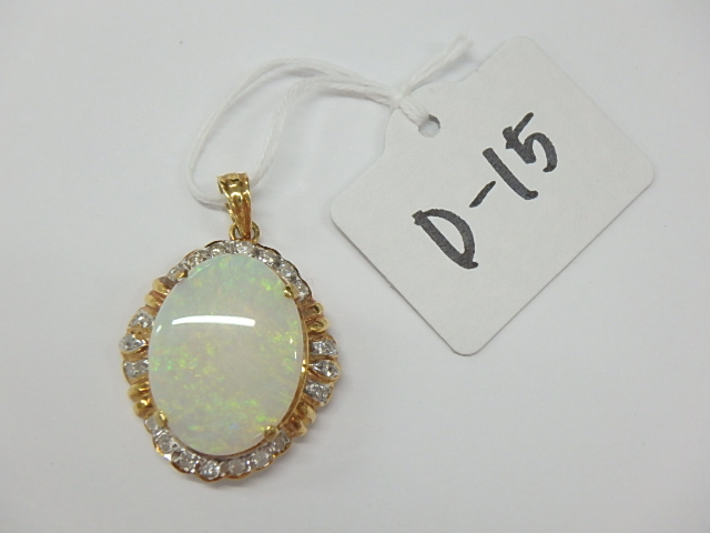 k18 オパール 9.0g 6.550ct 0.36ct 