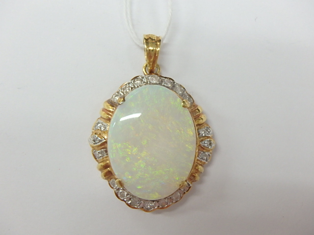 k18 オパール 9.0g 6.550ct 0.36ct 