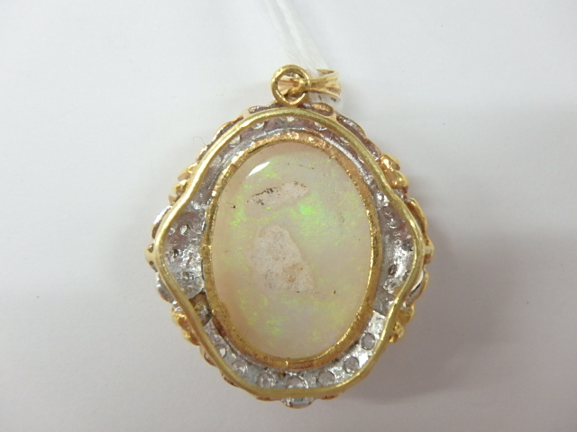 k18 オパール 9.0g 6.550ct 0.36ct 
