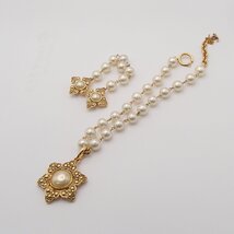 CHANEL シャネル ネックレス イヤリング  ココマーク フェイクパール ヴィンテージ 箱