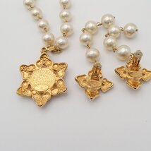 CHANEL シャネル ネックレス イヤリング  ココマーク フェイクパール ヴィンテージ 箱