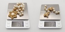 CHANEL シャネル ネックレス イヤリング  ココマーク フェイクパール ヴィンテージ 箱