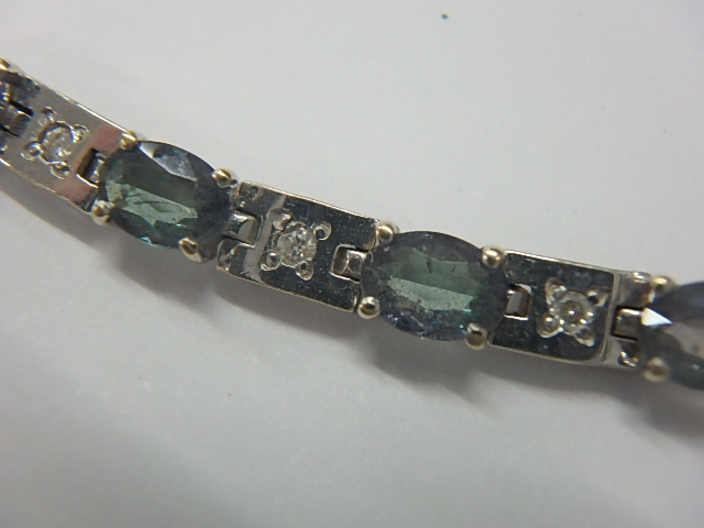 K18WG アレキサンドライト 5.7g 0.93ct 0.05ct