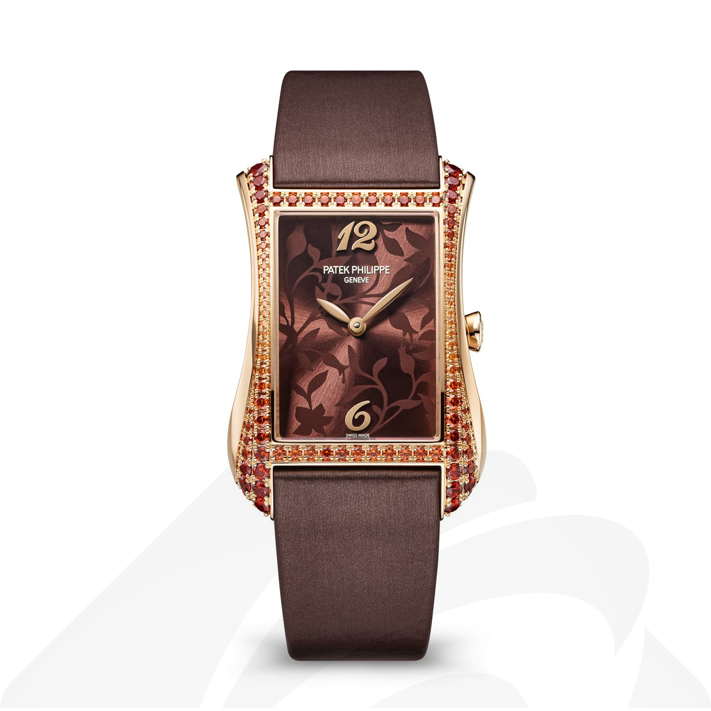 パテックフィリップ 4962/200R ゴンドーロ・セラータ. 素材:ローズゴールド 色:ラック・ブラウン