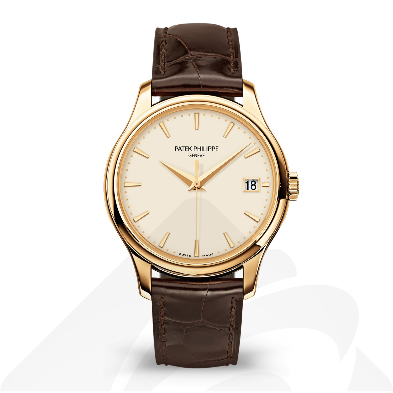 パテックフィリップ 5227J 日付表示, センターセコンド. 素材:イエローゴールド 色:ラック・アイボリー