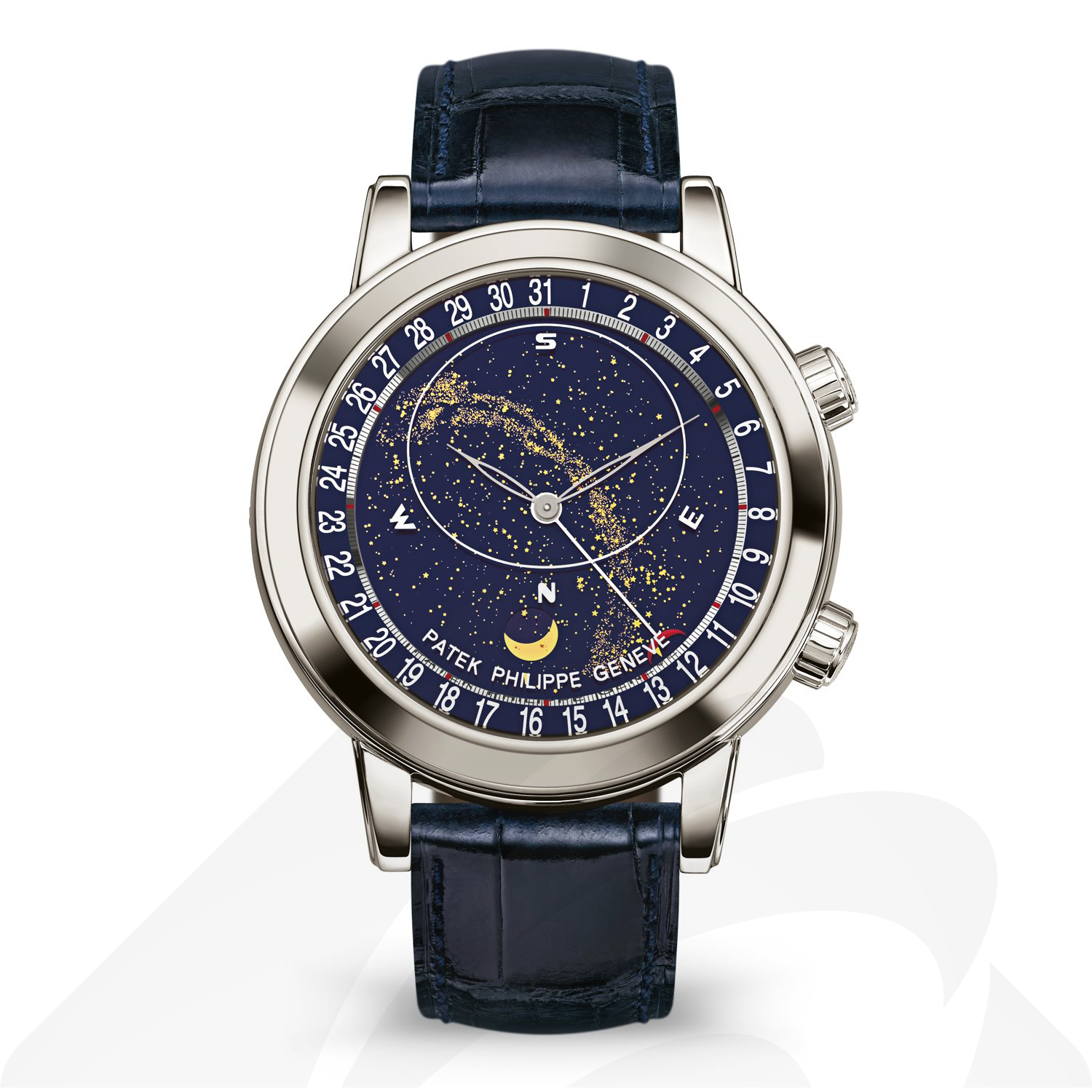 パテックフィリップ 6102P セレスティアル. 素材:プラチナ 色:ブルー