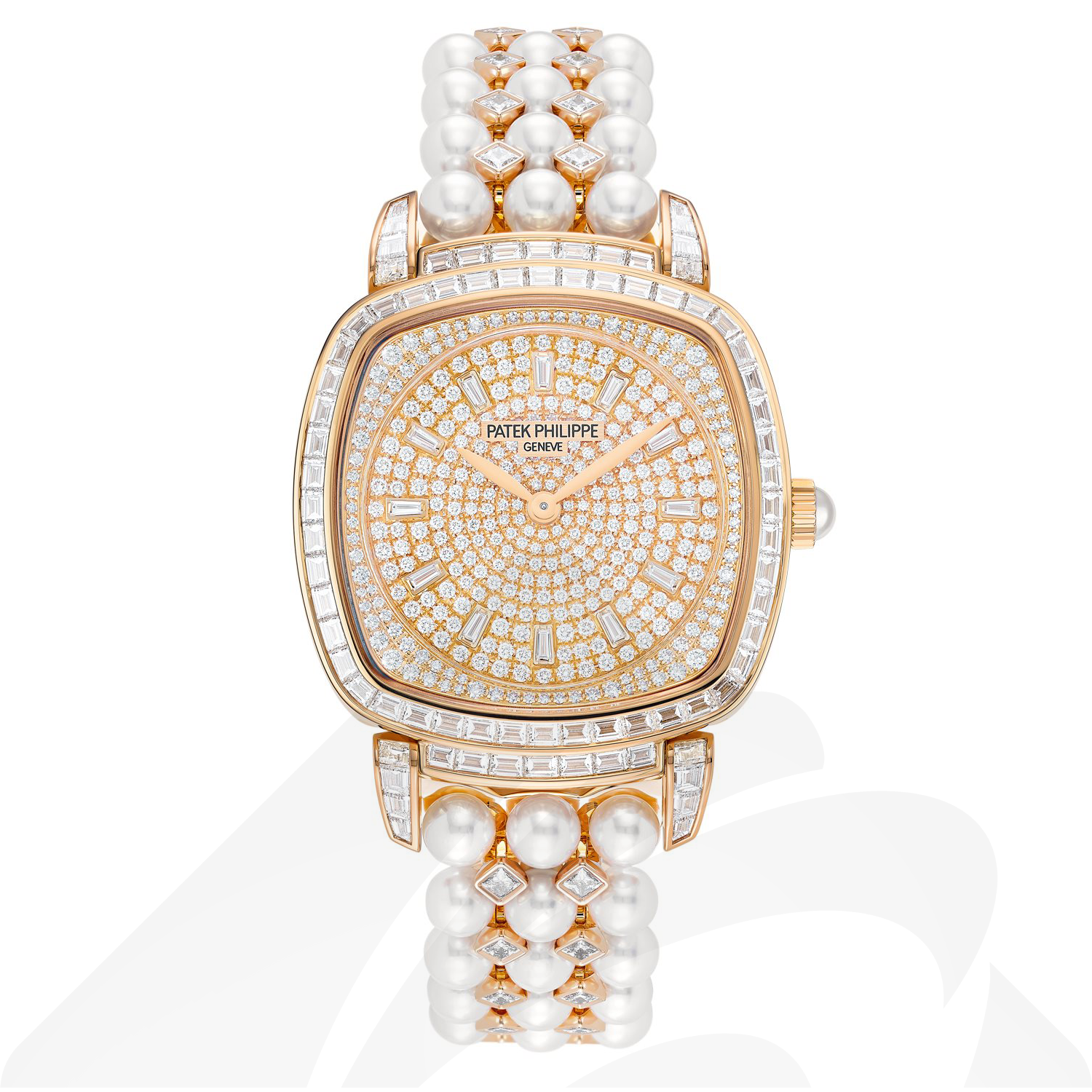 パテックフィリップ 7042/100R ゴンドーロ・ハイジュエリー. 素材:ローズゴールド 色:全面ダイヤモンド