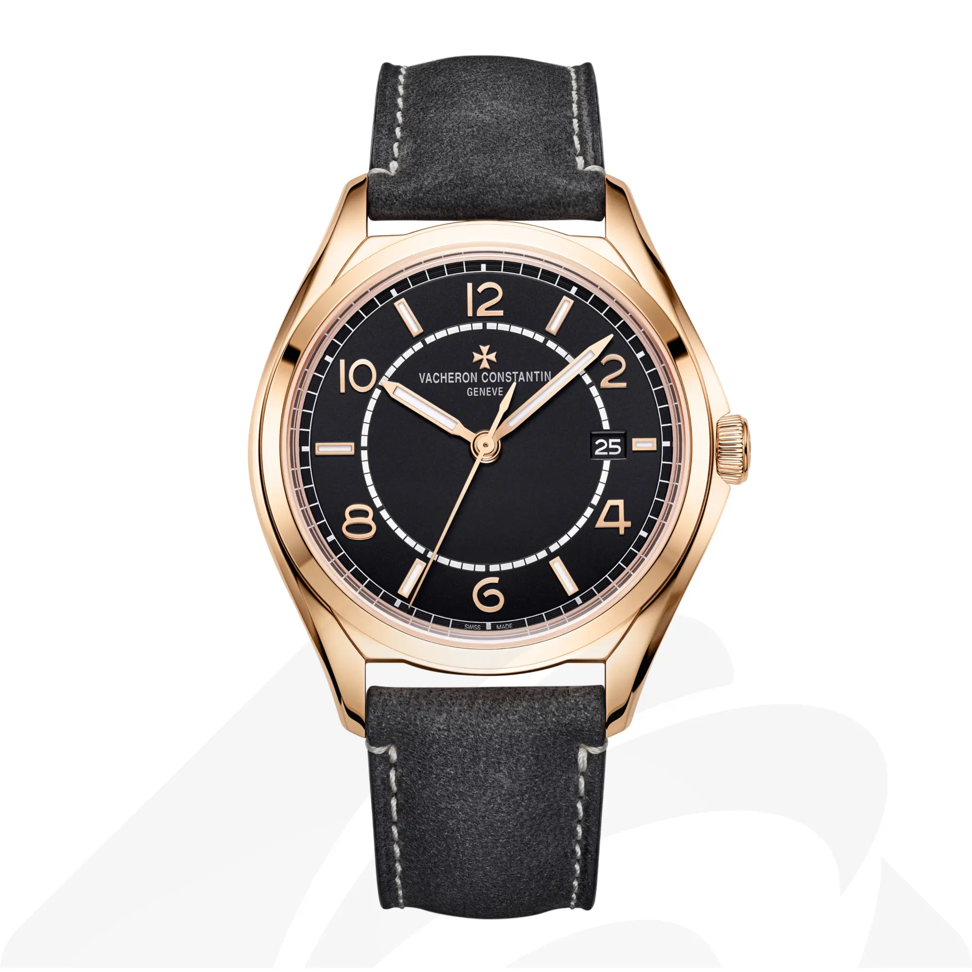 ヴァシュロン・コンスタンタン フィフティーシックス・オートマティック  素材:18Kピンクゴールド 色:ダブル仕上げのブラック