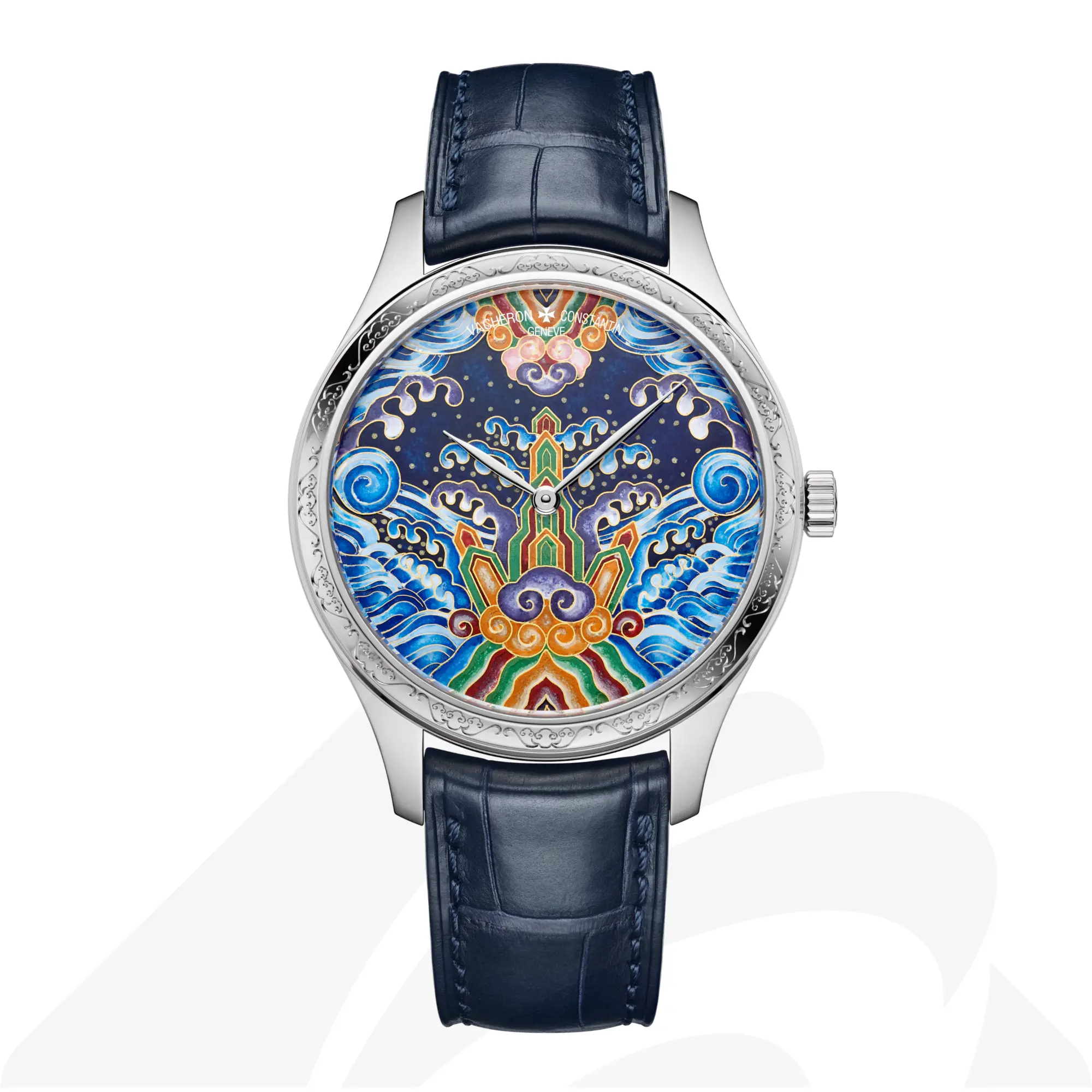 ヴァシュロン・コンスタンタン メティエ・ダール 伝統的シンボルに敬意を表して‐永遠の流れ  素材:ホワイトゴールド 色:その他